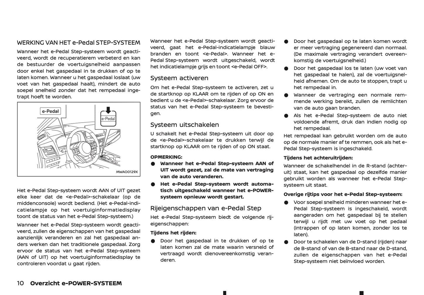 2024-2025 Nissan X-Trail e-Power Owner's Manual | Dutch
