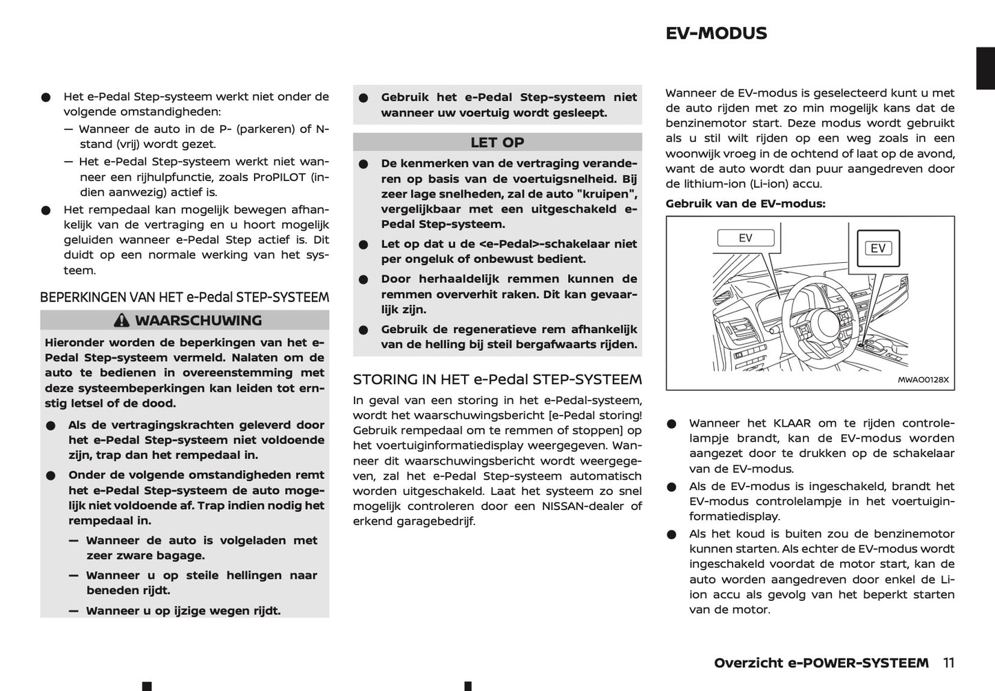 2024-2025 Nissan X-Trail e-Power Owner's Manual | Dutch