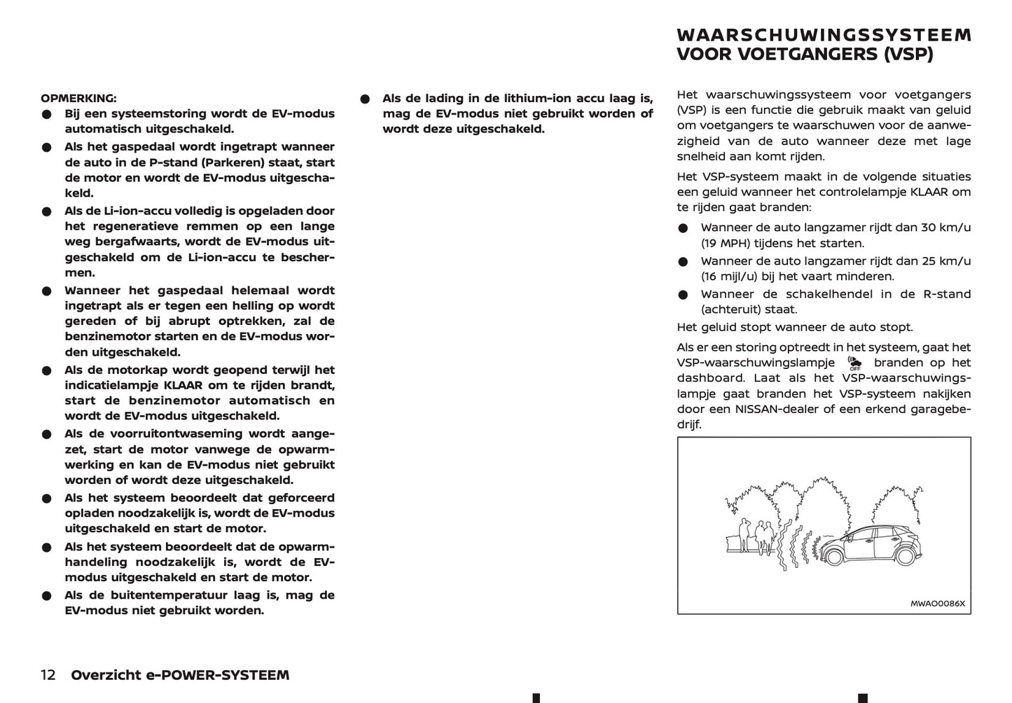 2024-2025 Nissan X-Trail e-Power Owner's Manual | Dutch