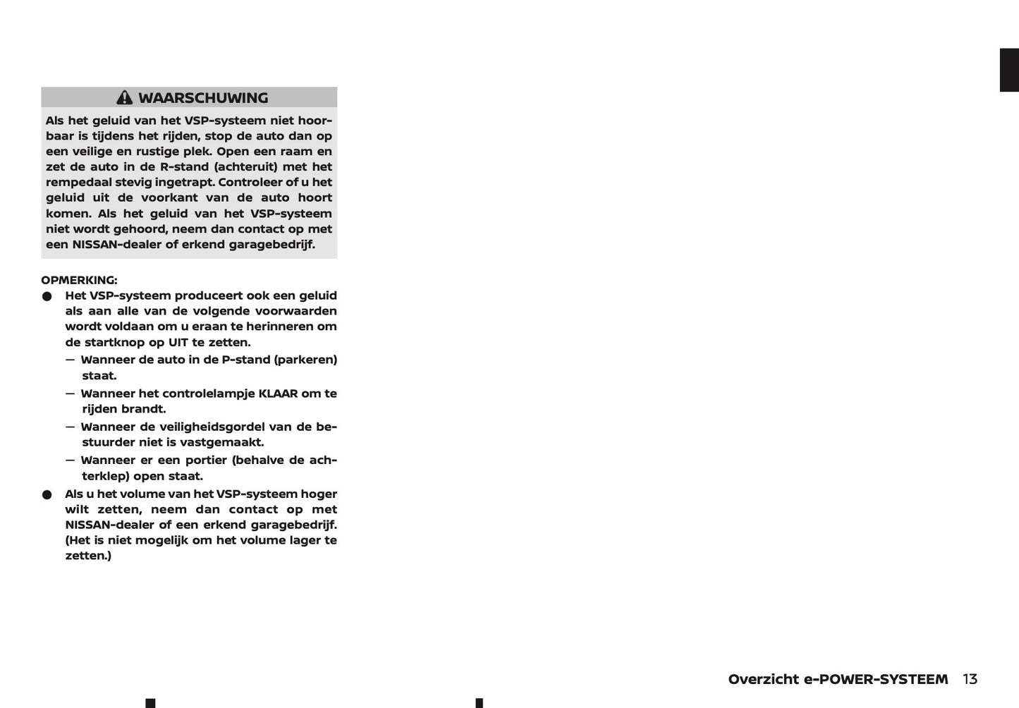 2024-2025 Nissan X-Trail e-Power Owner's Manual | Dutch