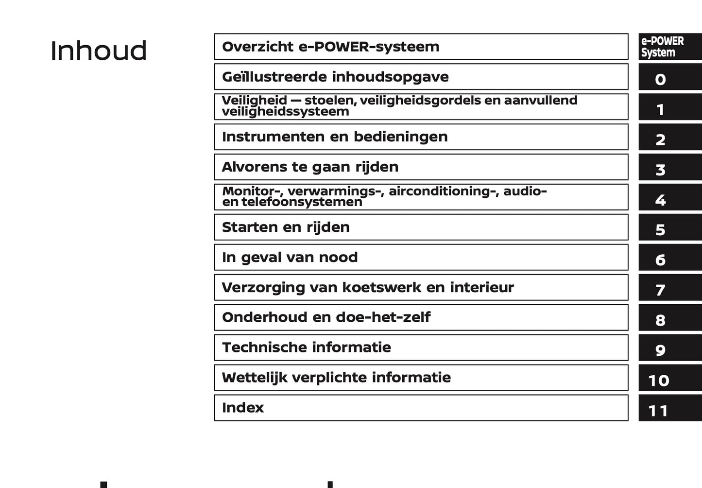 2024-2025 Nissan X-Trail e-Power Owner's Manual | Dutch