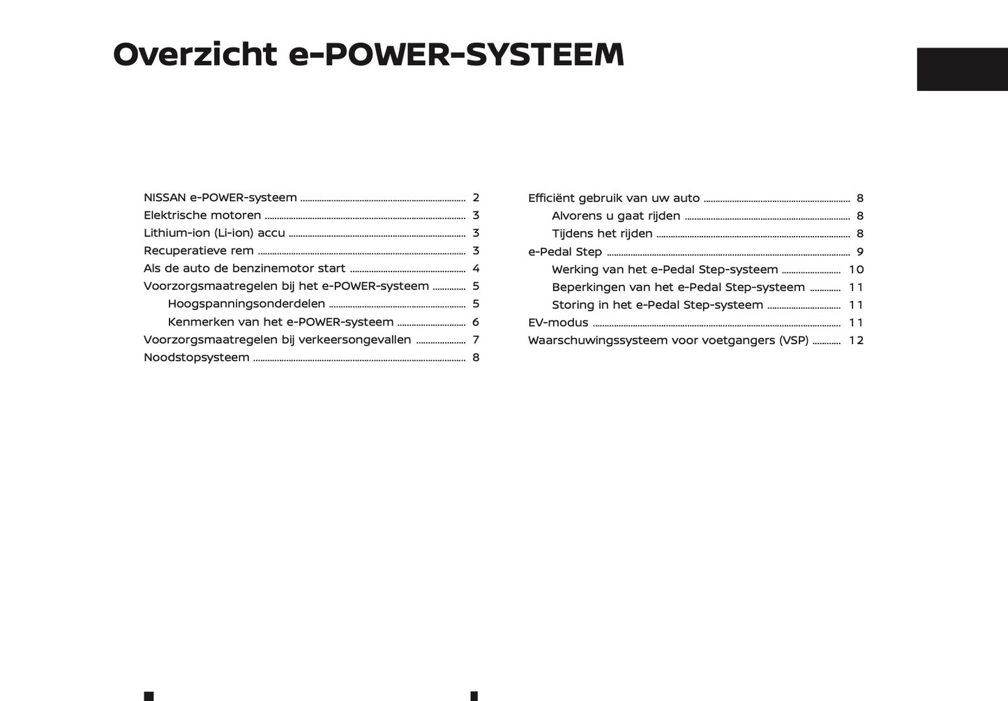 2024-2025 Nissan X-Trail e-Power Owner's Manual | Dutch