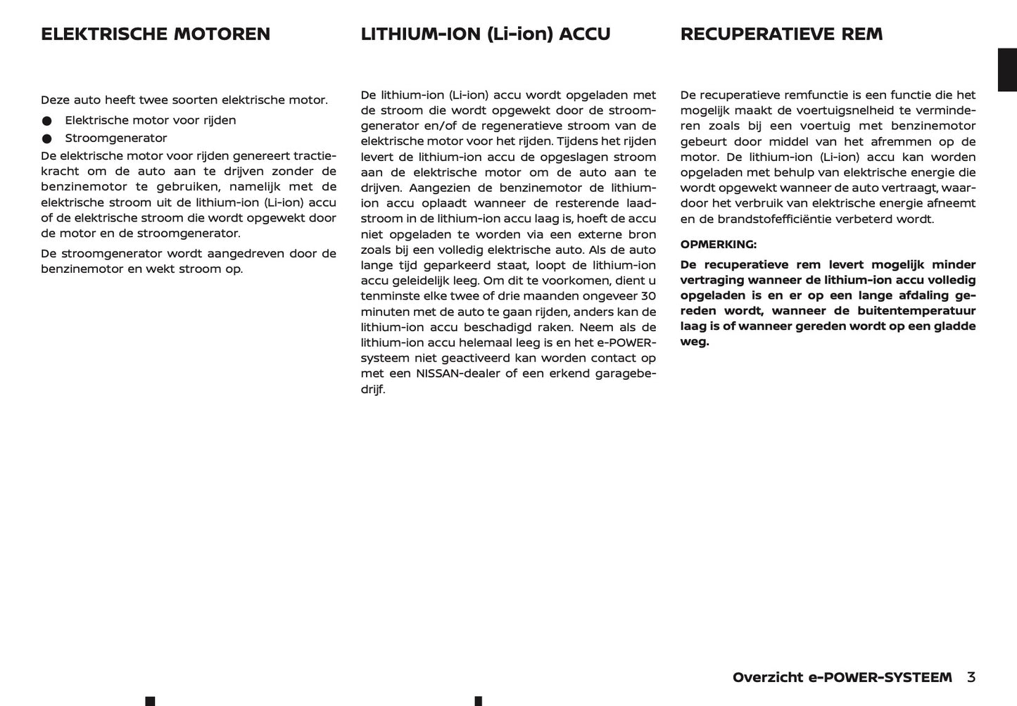 2024-2025 Nissan X-Trail e-Power Owner's Manual | Dutch