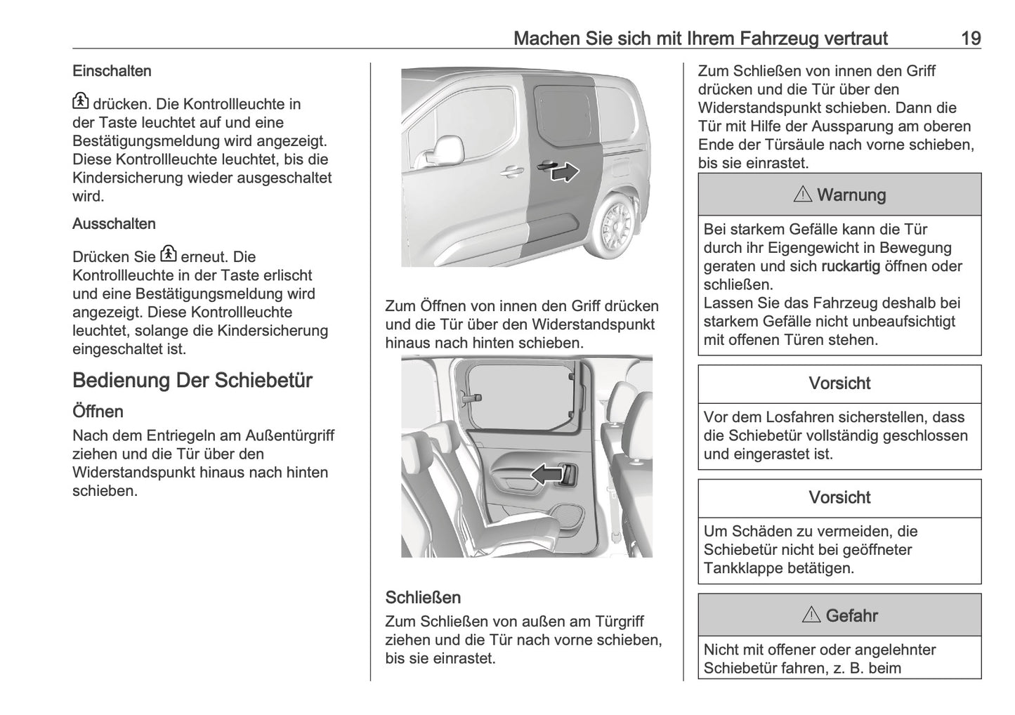 2025 Opel Combo Bedienungsanleitung | Deutsch