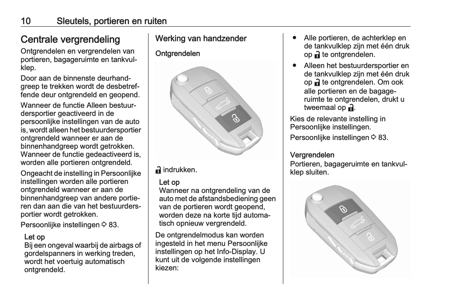 2022 Opel Corsa/Corsa-e Owner's Manual | Dutch