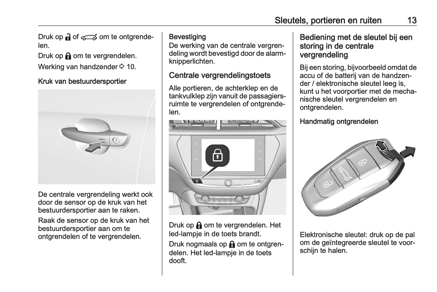 2022 Opel Corsa/Corsa-e Owner's Manual | Dutch