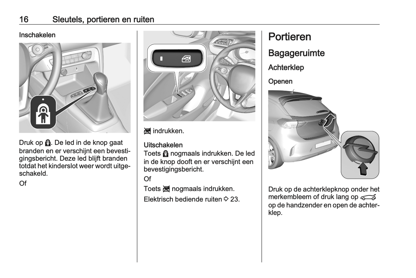2022 Opel Corsa/Corsa-e Owner's Manual | Dutch