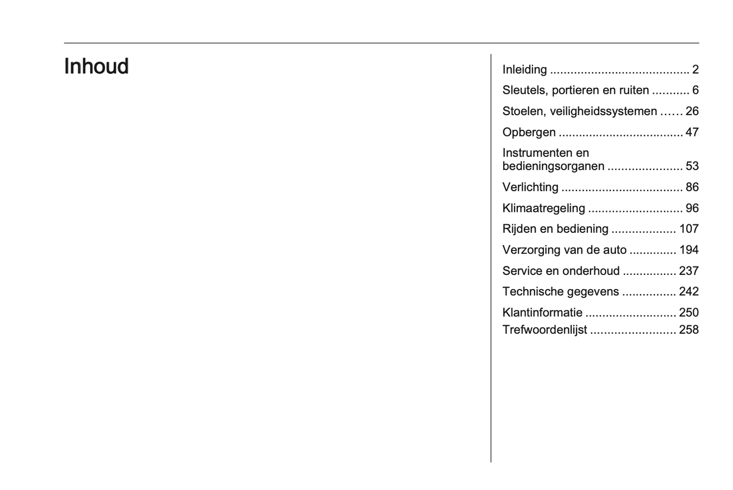 2022 Opel Corsa/Corsa-e Owner's Manual | Dutch