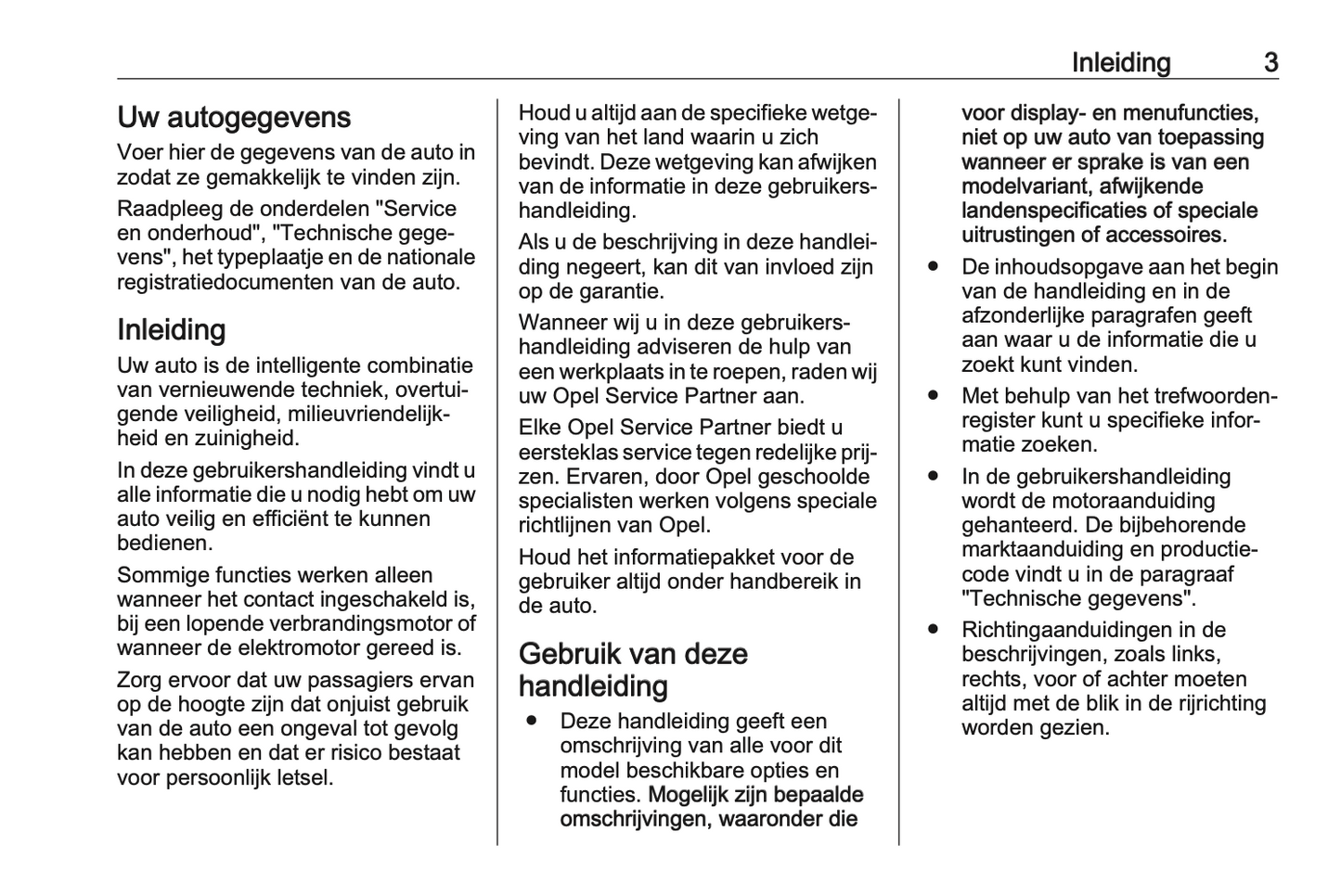 2022 Opel Corsa/Corsa-e Owner's Manual | Dutch
