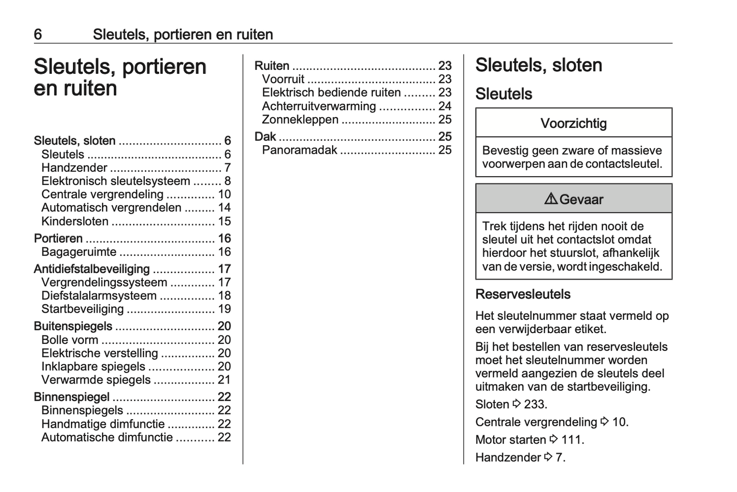 2022 Opel Corsa/Corsa-e Owner's Manual | Dutch