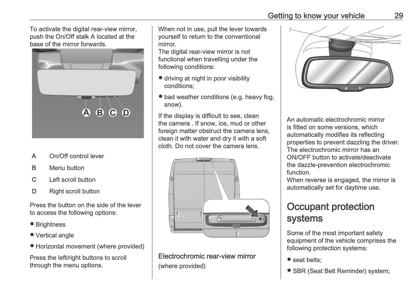2026 Opel Movano Owner's Manual | English