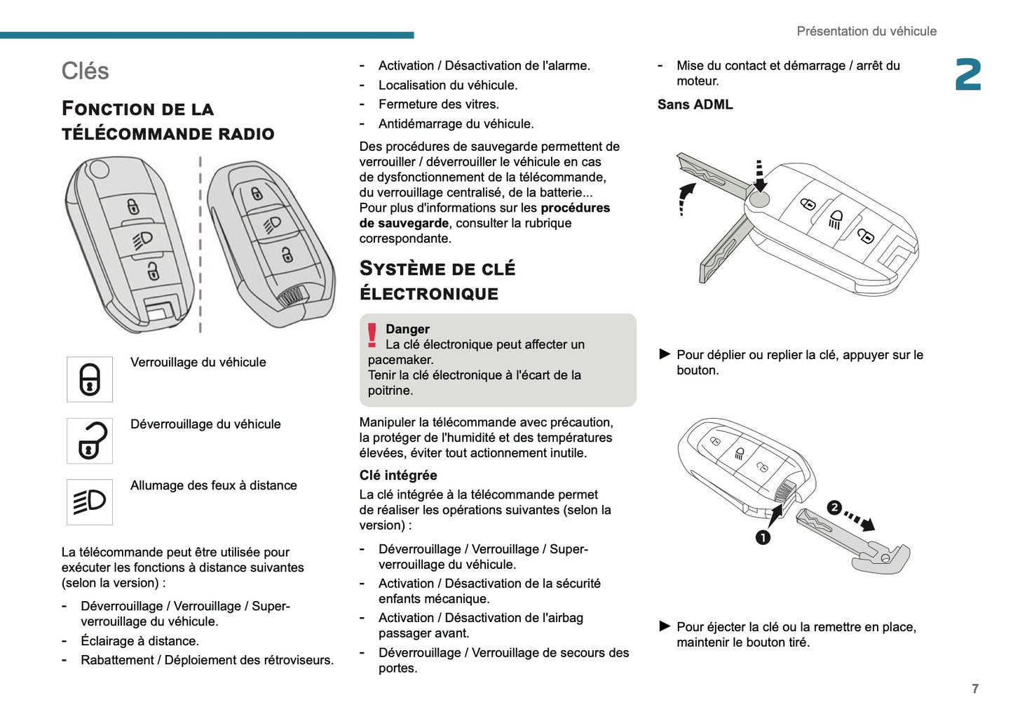 2025 Peugeot 208/e-208 Owner's Manual | French