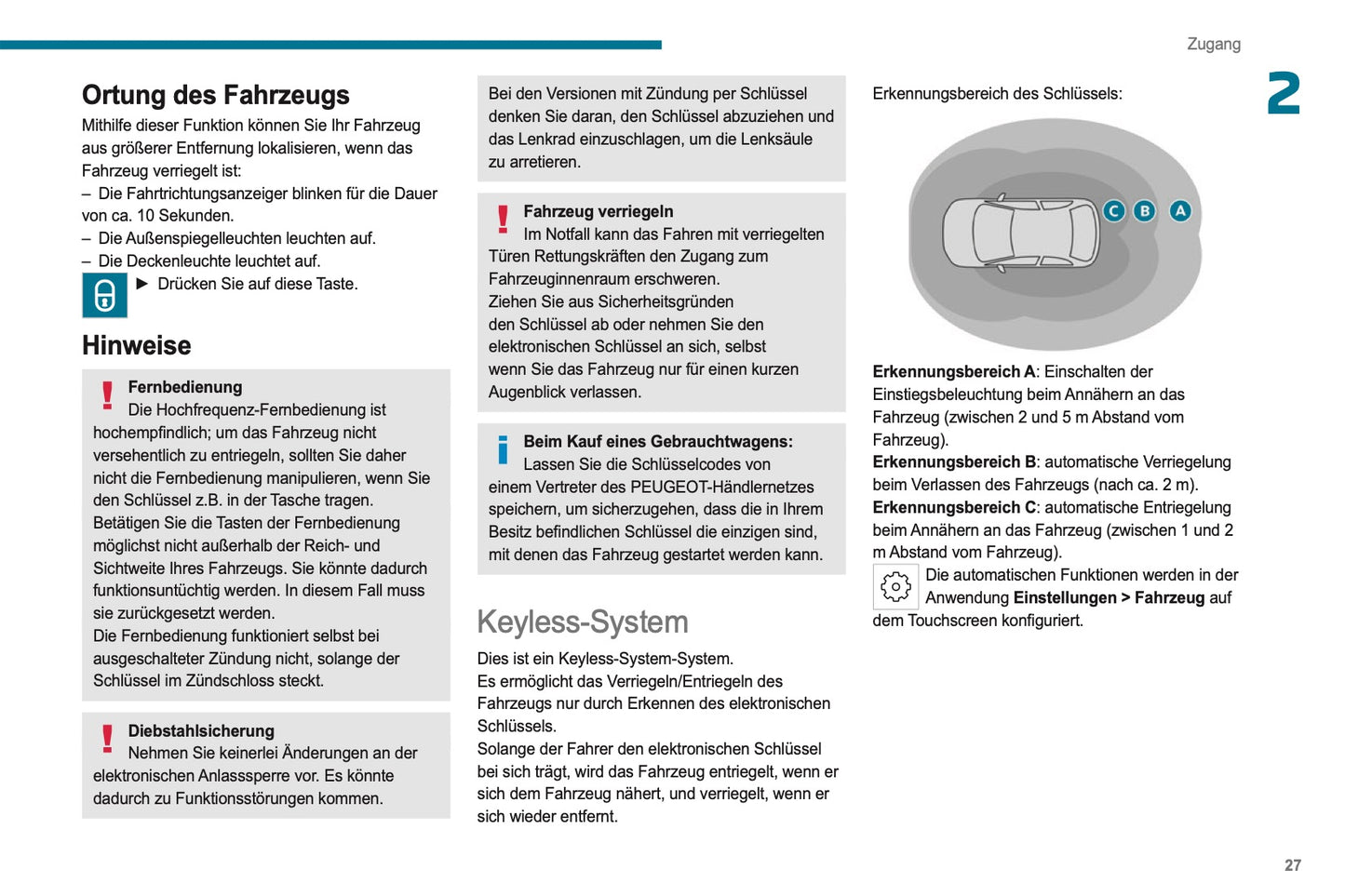 2022-2024 Peugeot 408 Bedienungsanleitung | Deutsch