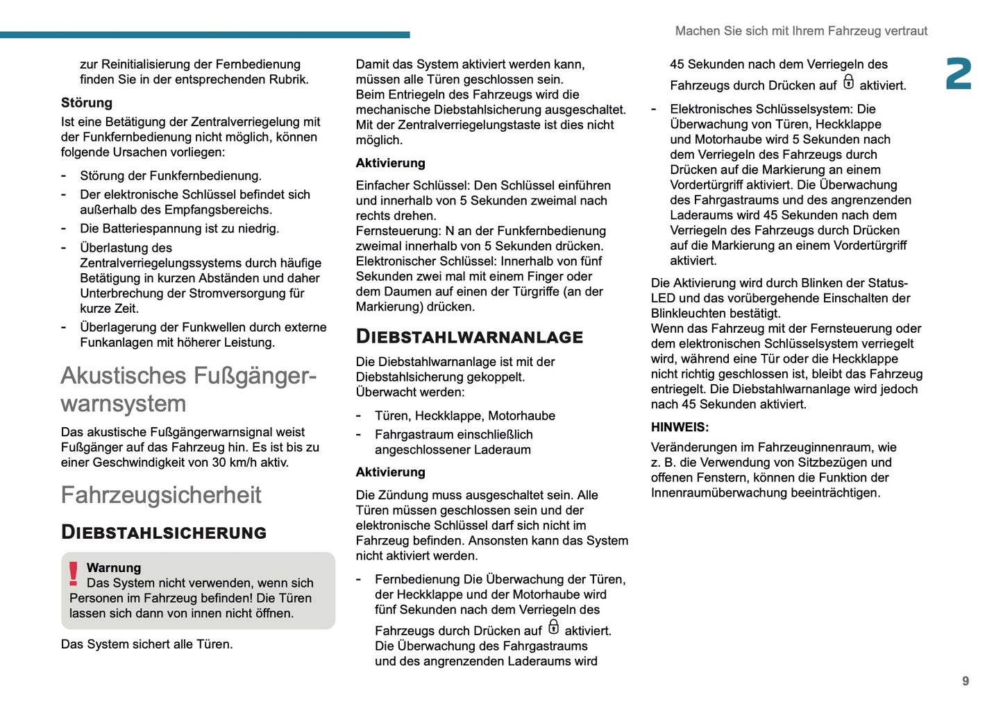 2025 Peugeot Rifter/Partner Bedienungsanleitung | Deutsch