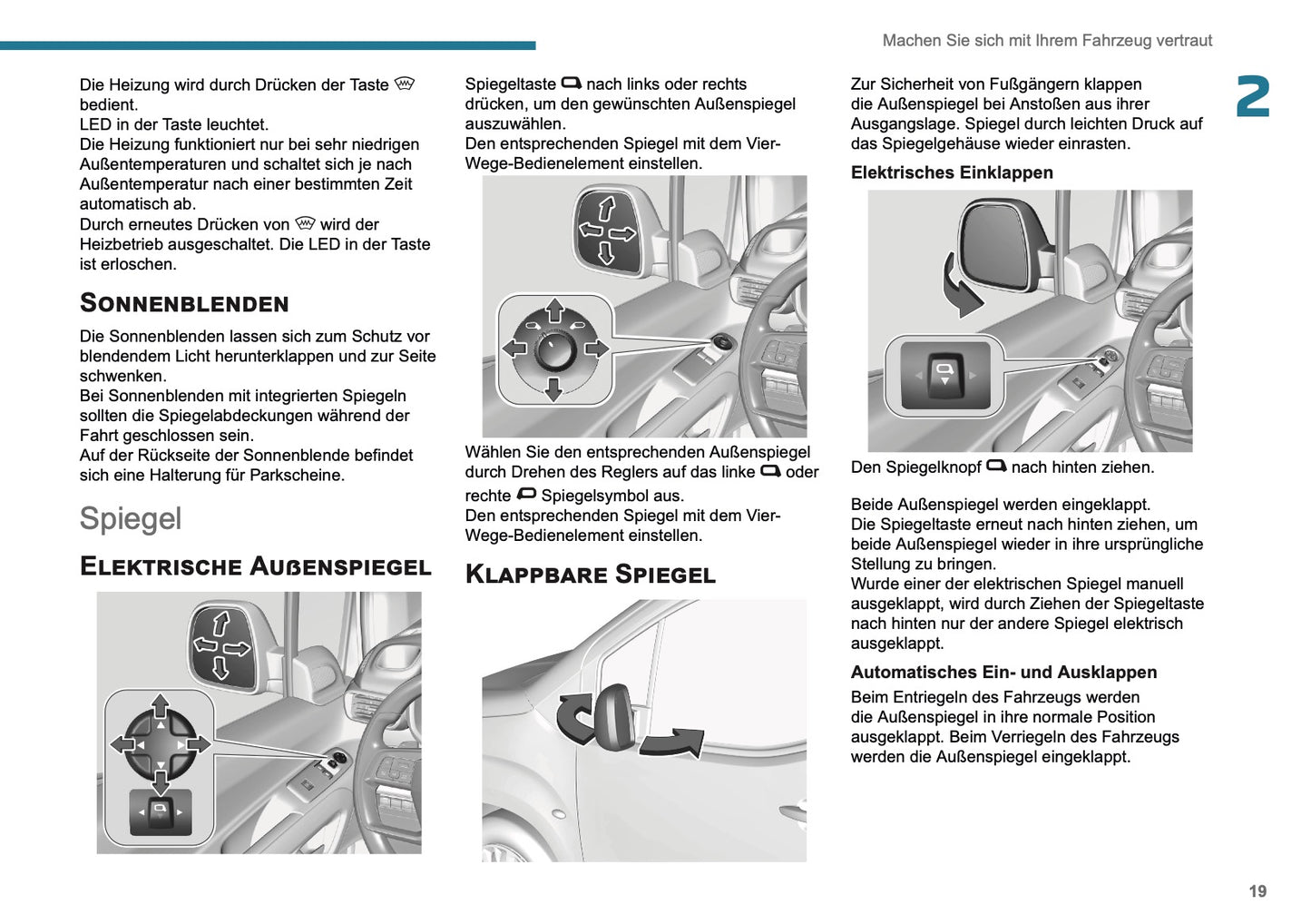 2025 Peugeot Rifter/Partner Bedienungsanleitung | Deutsch