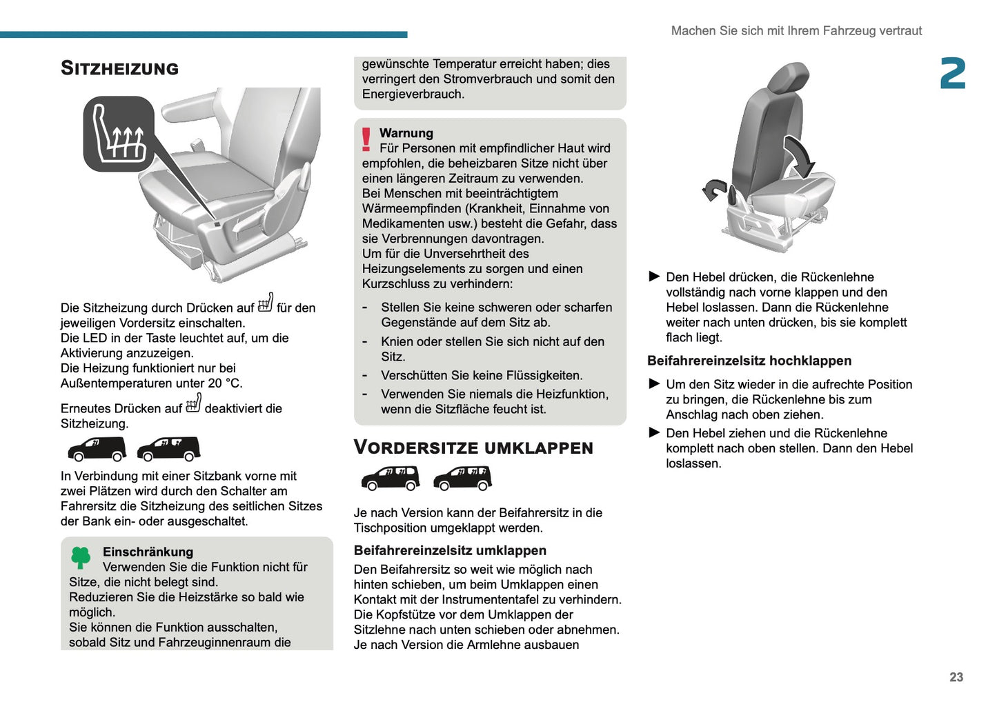 2025 Peugeot Rifter/Partner Bedienungsanleitung | Deutsch