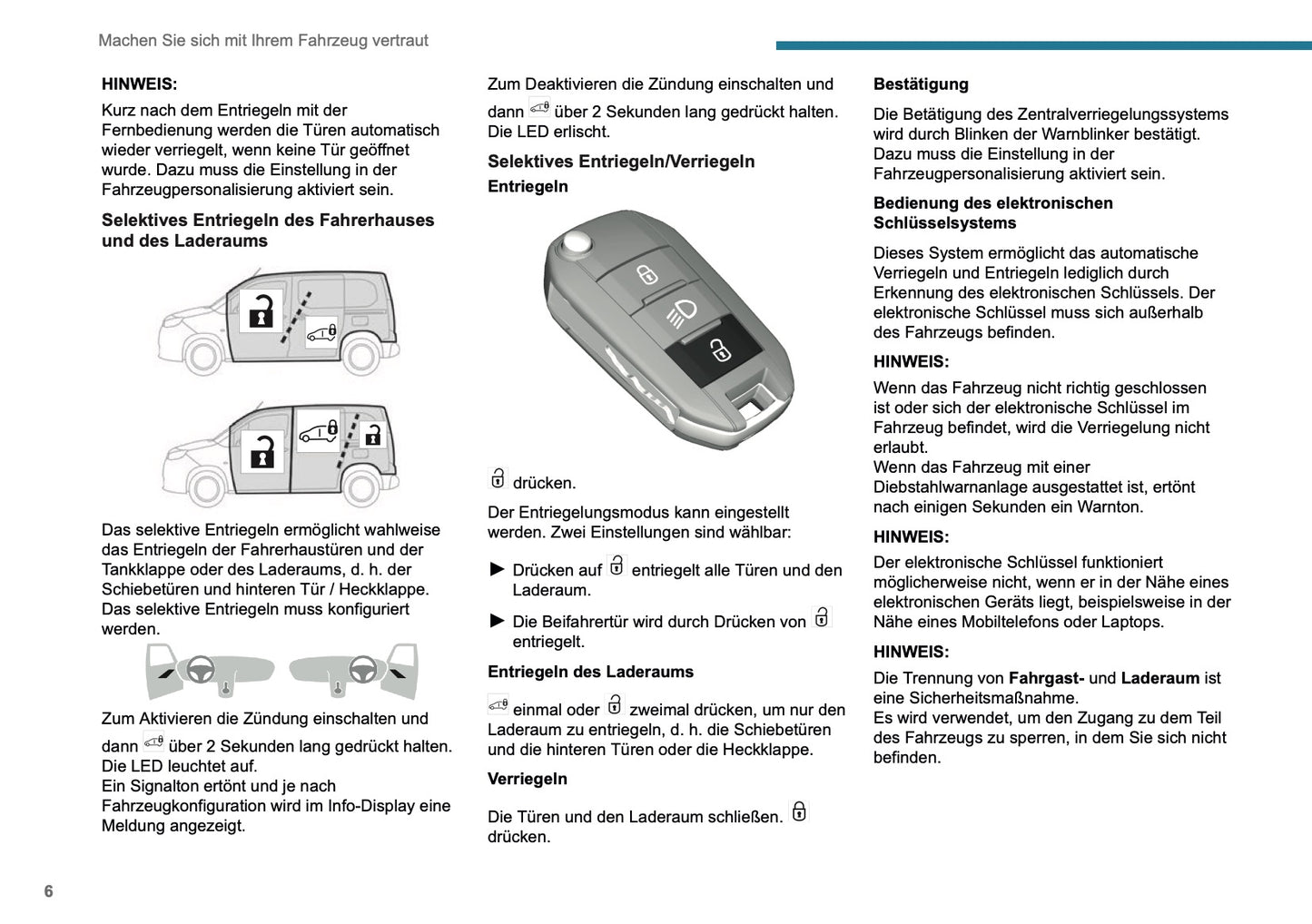2025 Peugeot Rifter/Partner Bedienungsanleitung | Deutsch