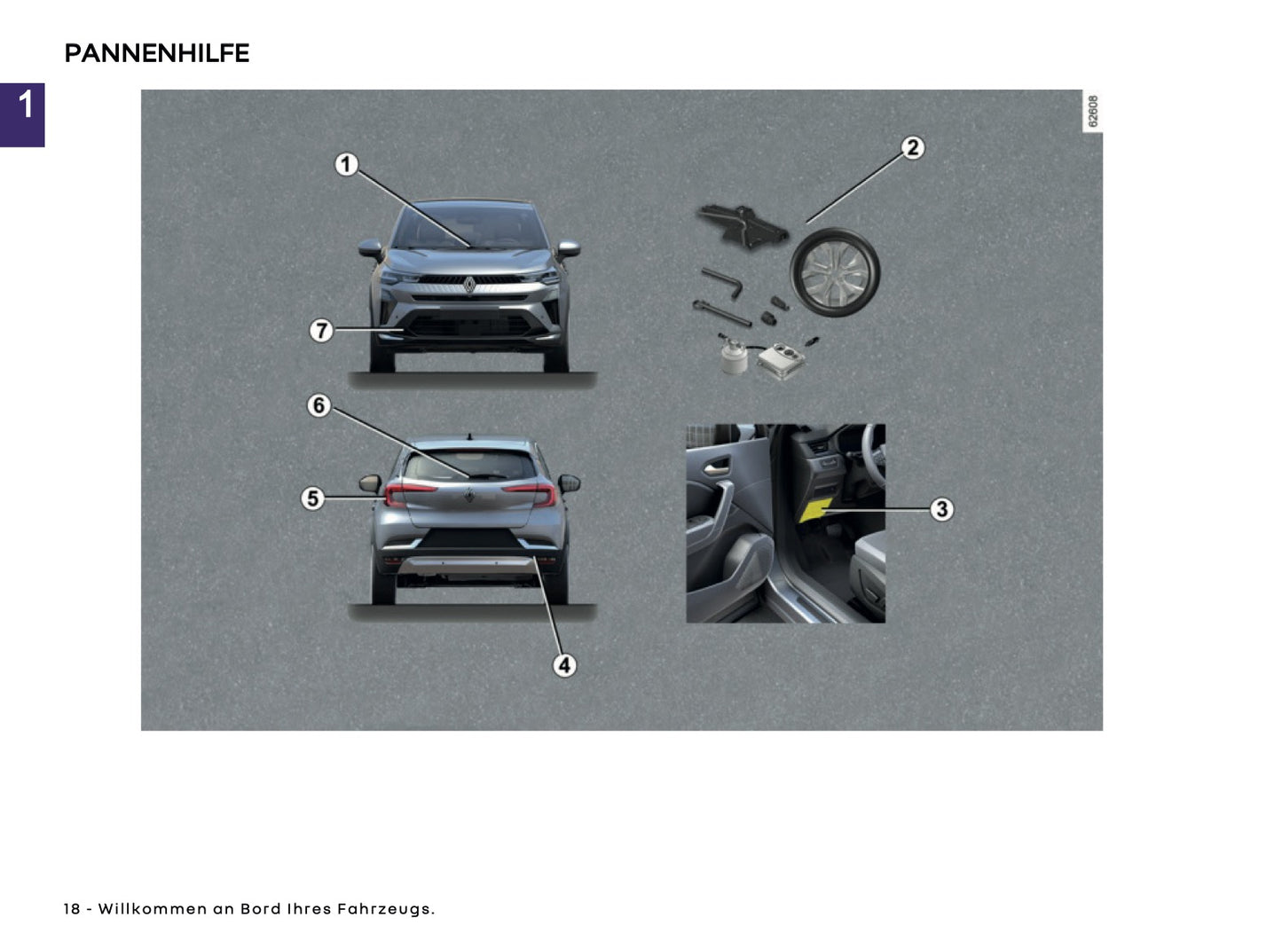 2025 Renault Captur Bedienungsanleitung | Deutsch