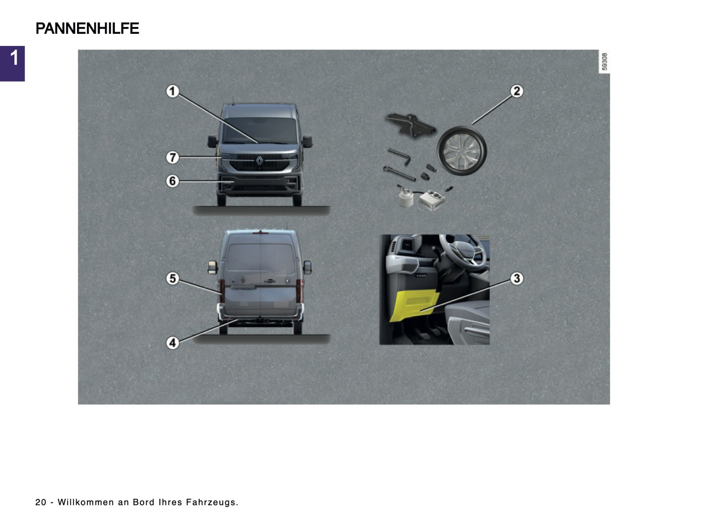 2024-2025 Renault Master Bedienungsanleitung | Deutsch