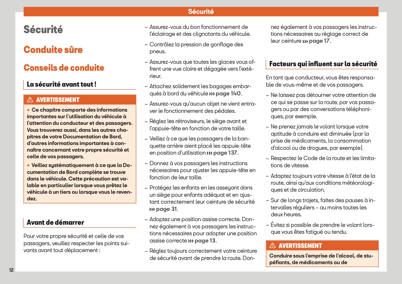 2022 Seat Ibiza Owner's Manual | French