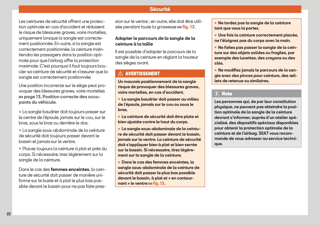 2022 Seat Ibiza Owner's Manual | French