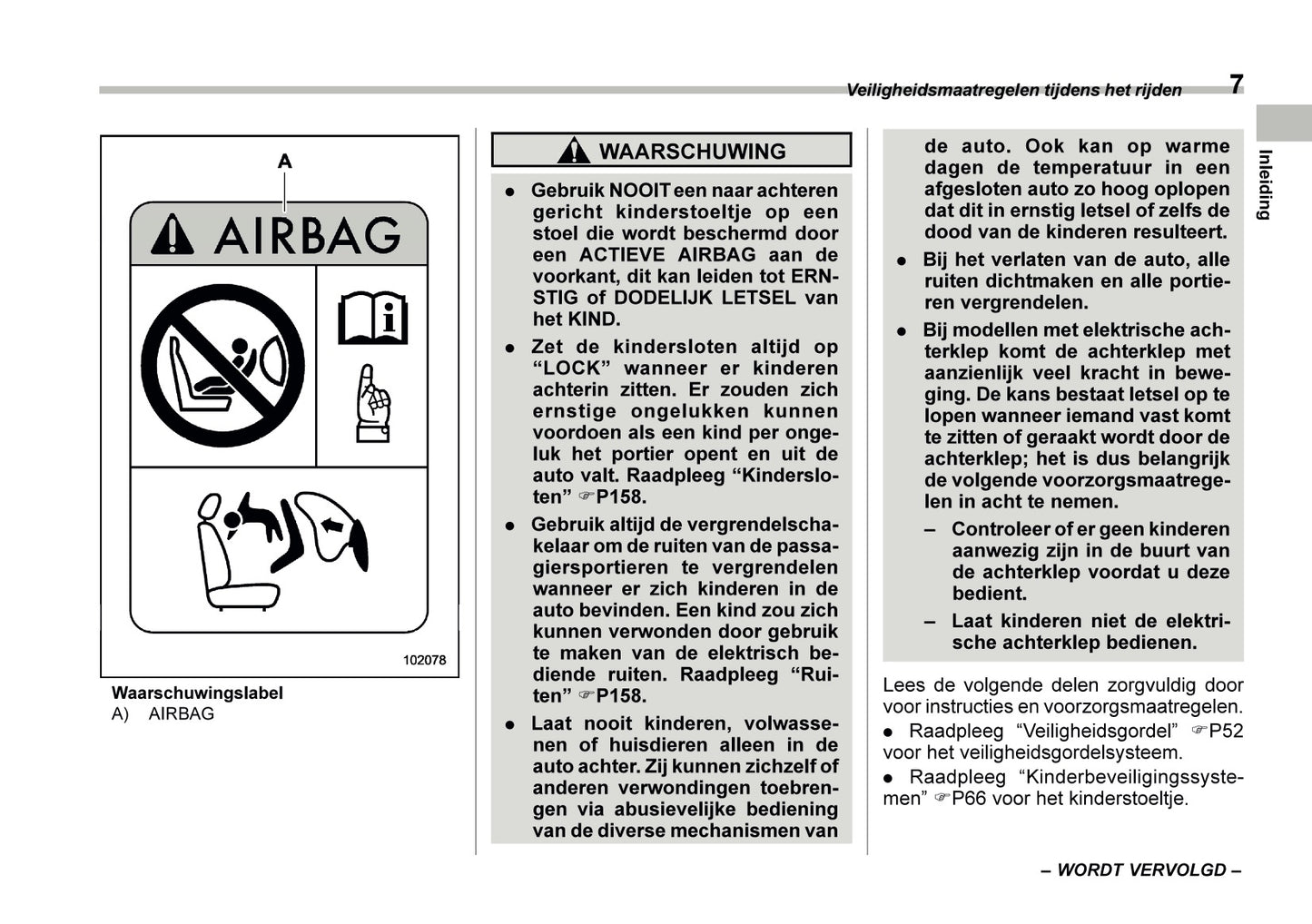 2022 Subaru Outback Owner's Manual | Dutch