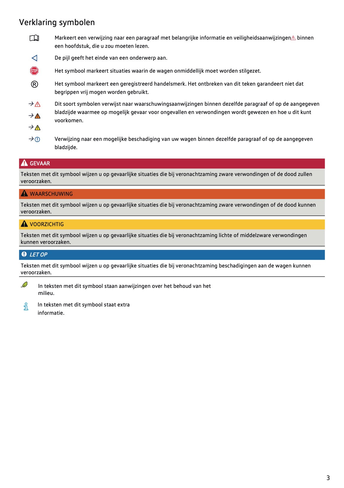 2020 Volkswagen Passat GTE/Passat Variant GTE Owner's Manual | Dutch