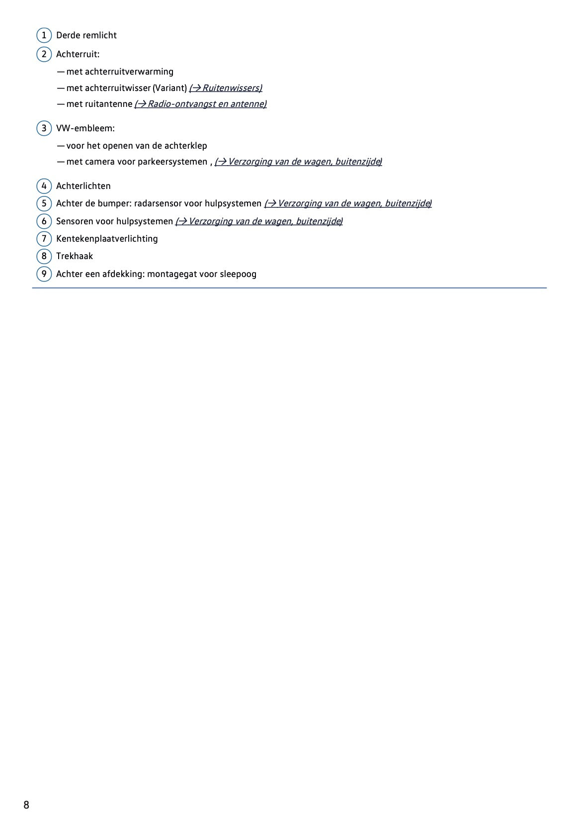 2020 Volkswagen Passat GTE/Passat Variant GTE Owner's Manual | Dutch