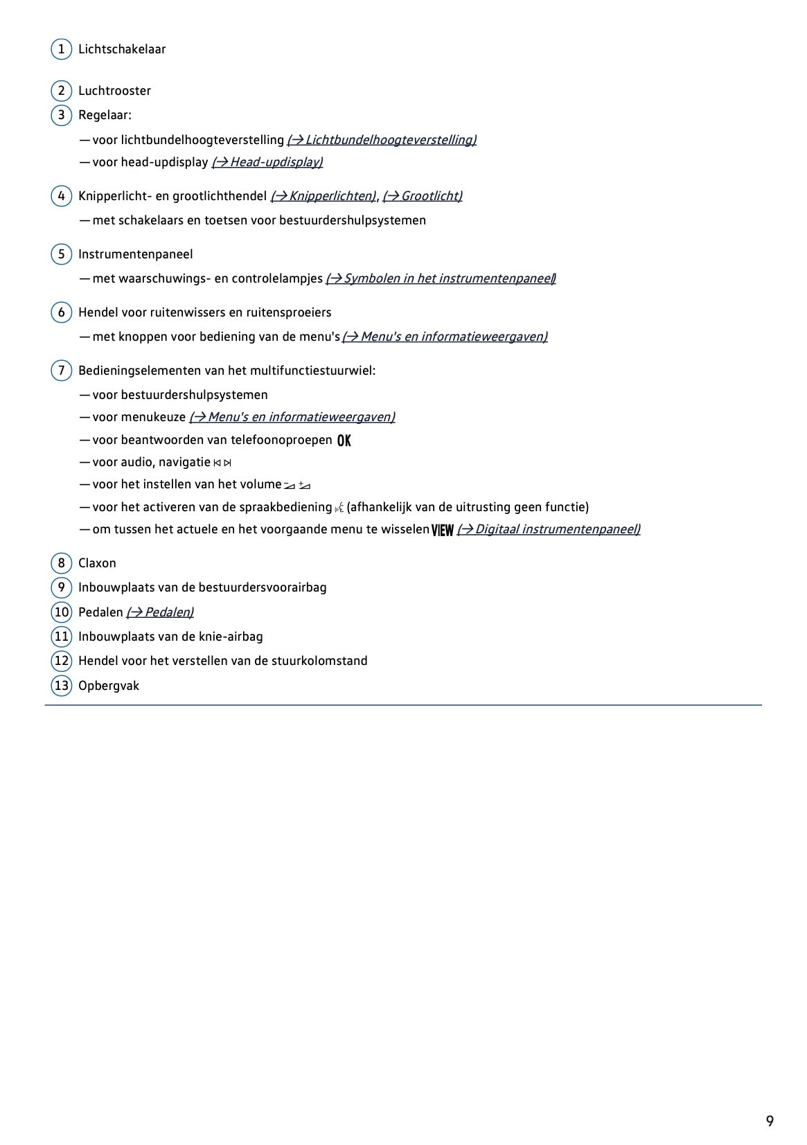 2020-2021 Volkswagen Passat Variant Owner's Manual | Dutch