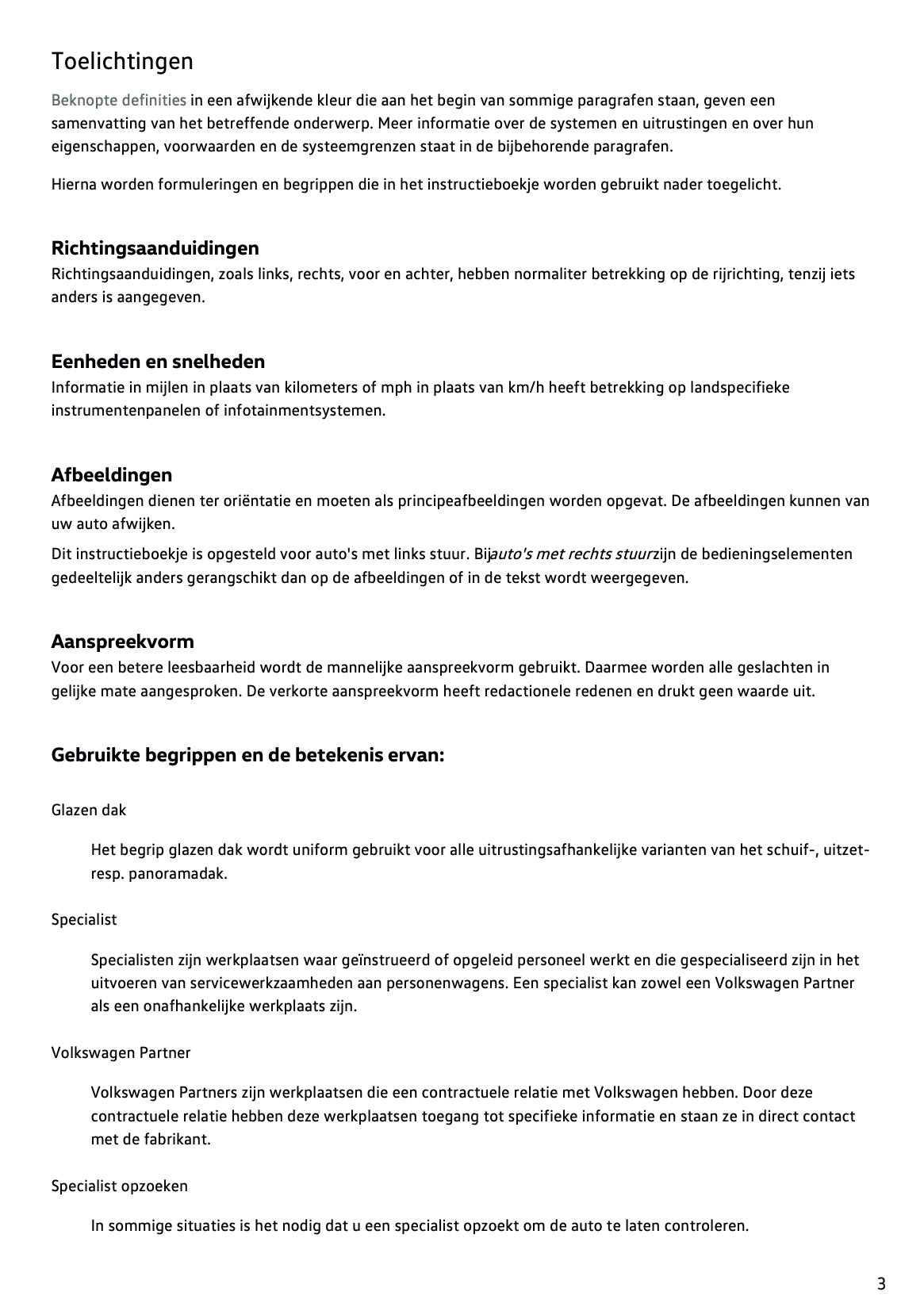 2023-2024 Volkswagen T-Roc Owner's Manual | Dutch