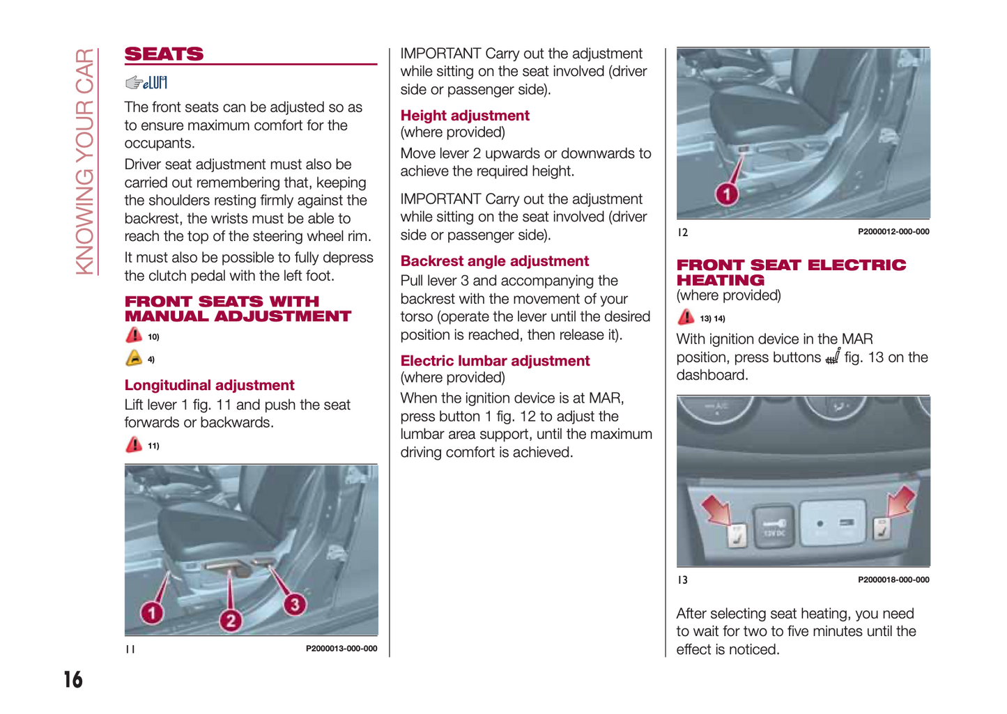 2016-2017 Fiat Tipo 5 Doors/Tipo Station Wagon Owner's Manual | English