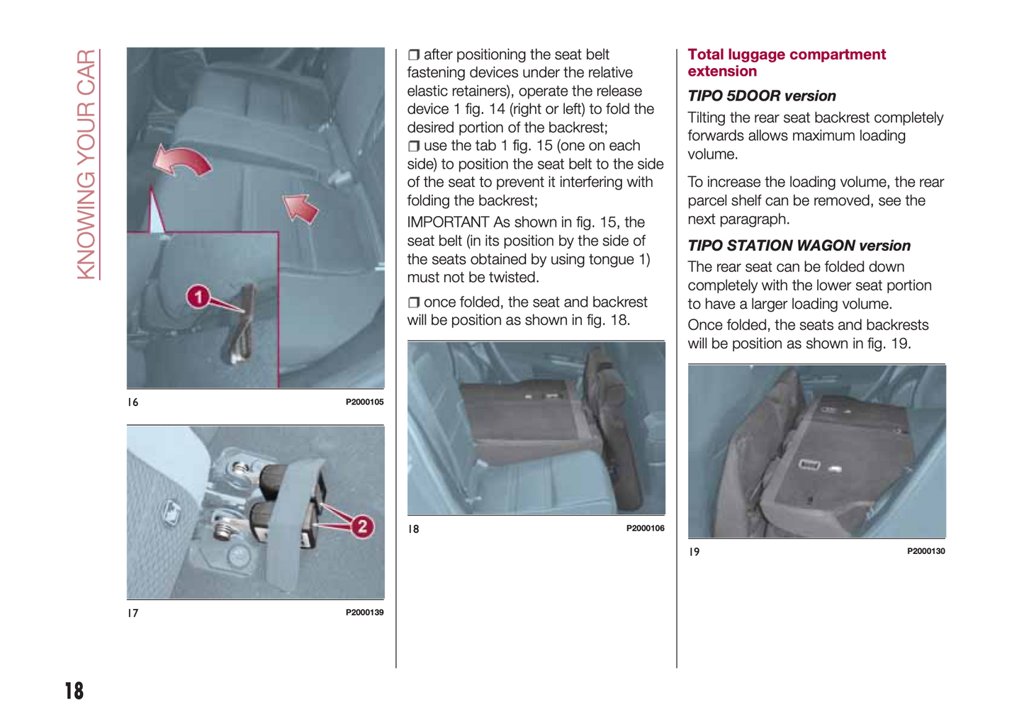 2016-2017 Fiat Tipo 5 Doors/Tipo Station Wagon Owner's Manual | English
