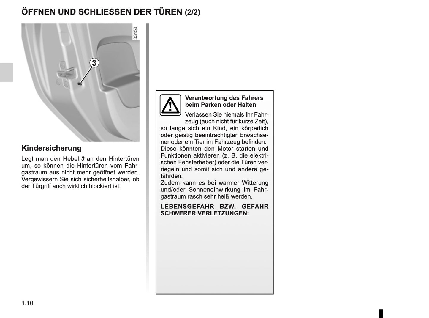 2016-2020 Dacia Sandero Owner's Manual | German