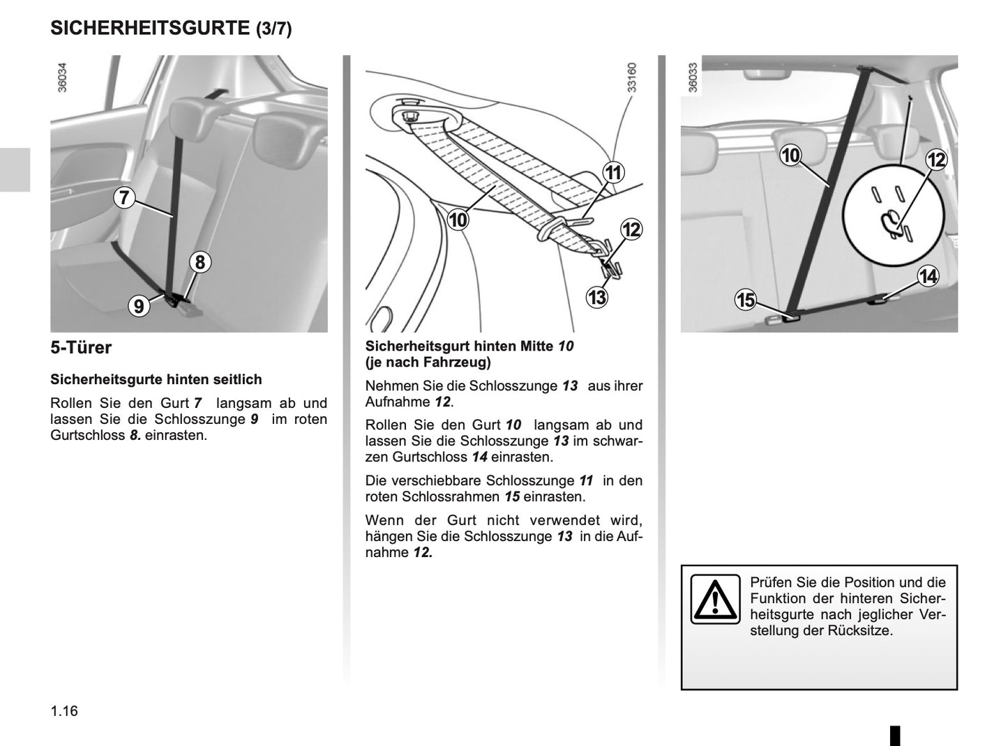 2016-2020 Dacia Sandero Owner's Manual | German