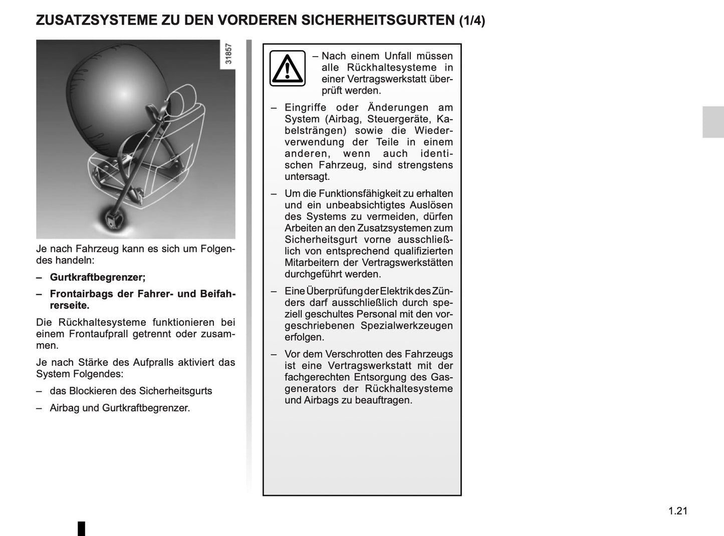 2016-2020 Dacia Sandero Owner's Manual | German