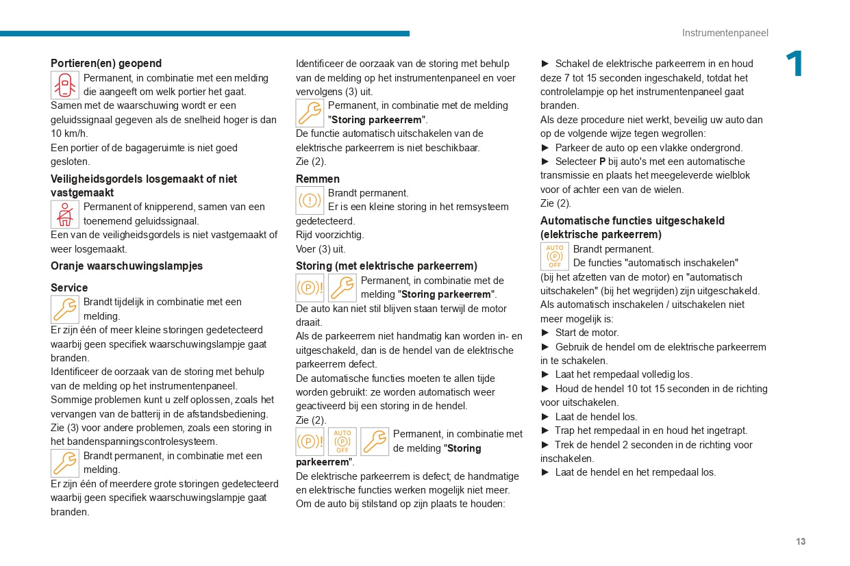 2022-2024 Peugeot 408 Owner's Manual | Dutch
