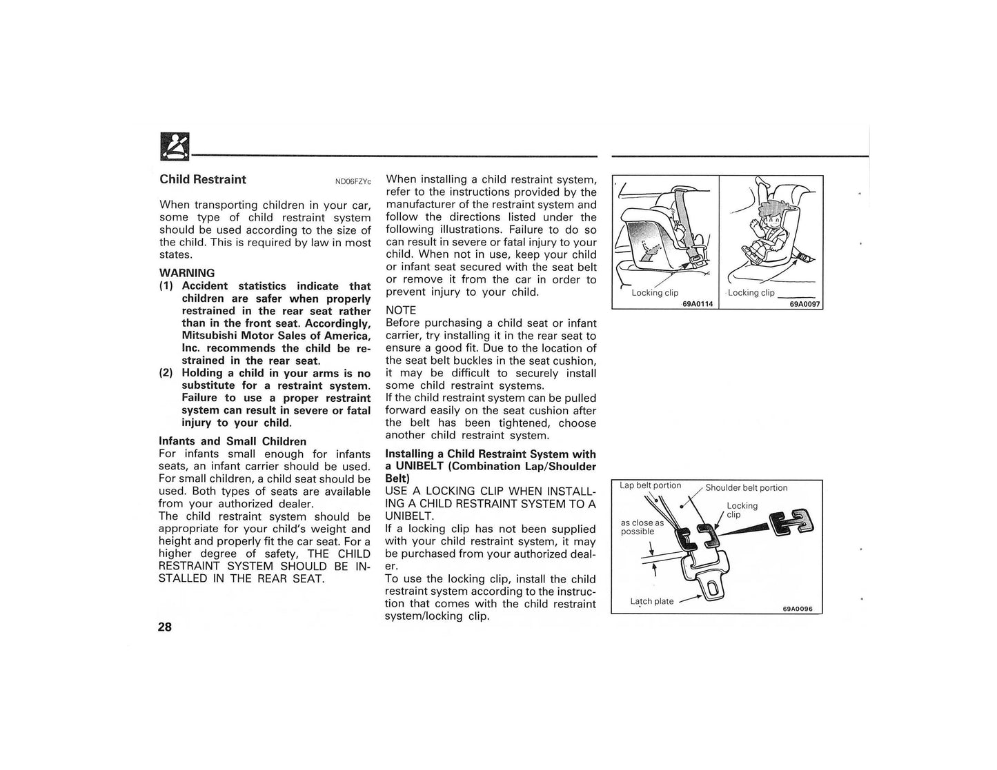 1993 Mitsubishi 3000GT Owner's Manual | English