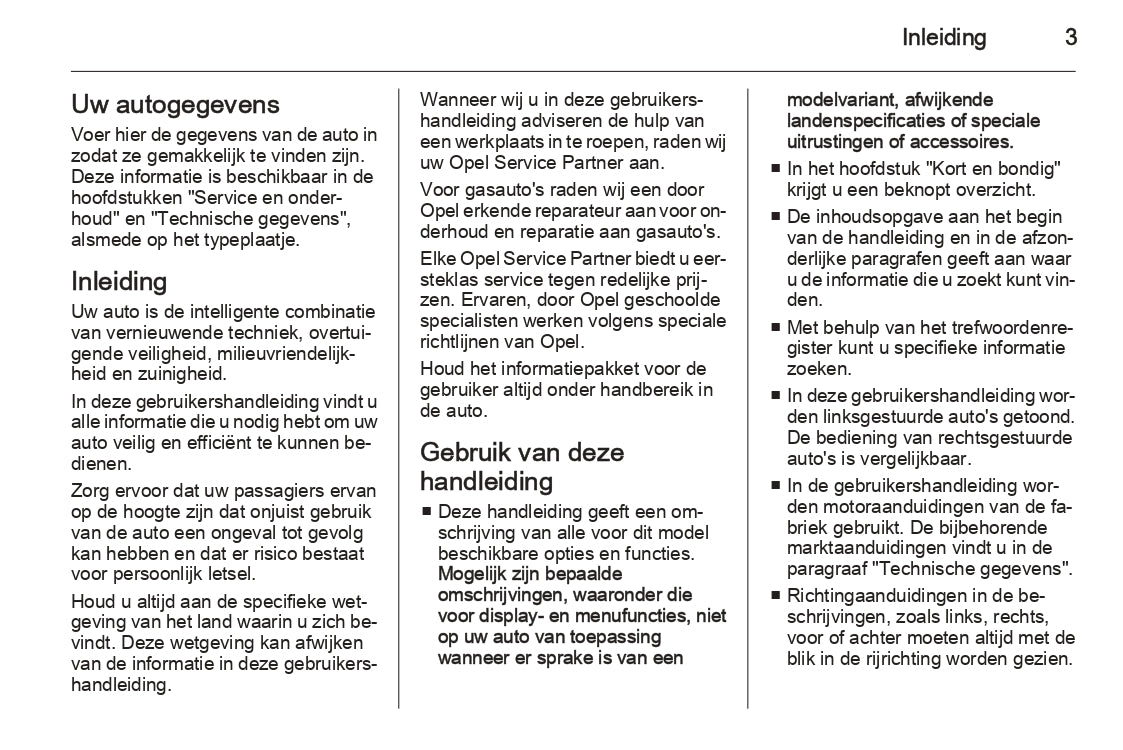 2015 Opel Corsa Bedienungsanleitung | Niederländisch