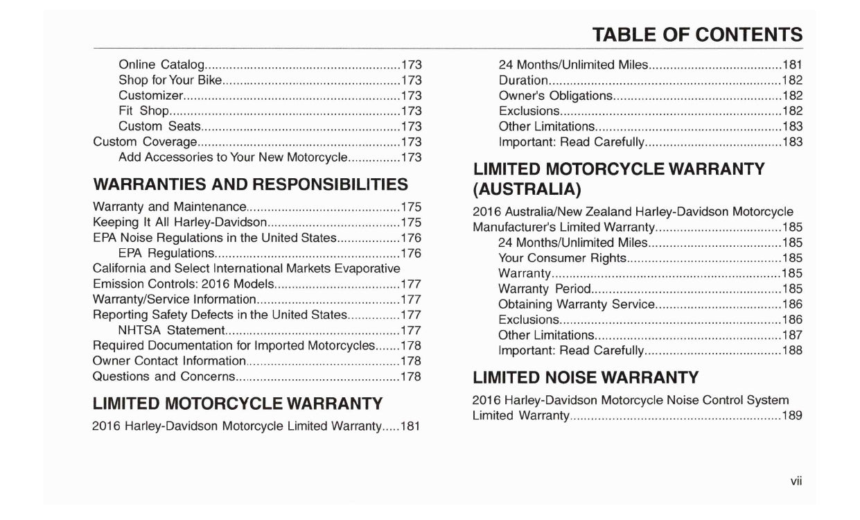 2016 Harley-Davidson FXSE Owner's Manual | English