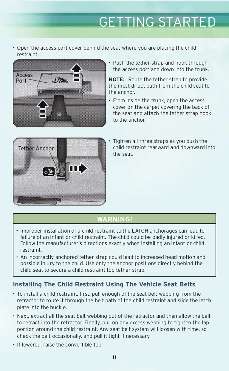 2010 Chrysler Sebring Convertible Owner's Manual | English