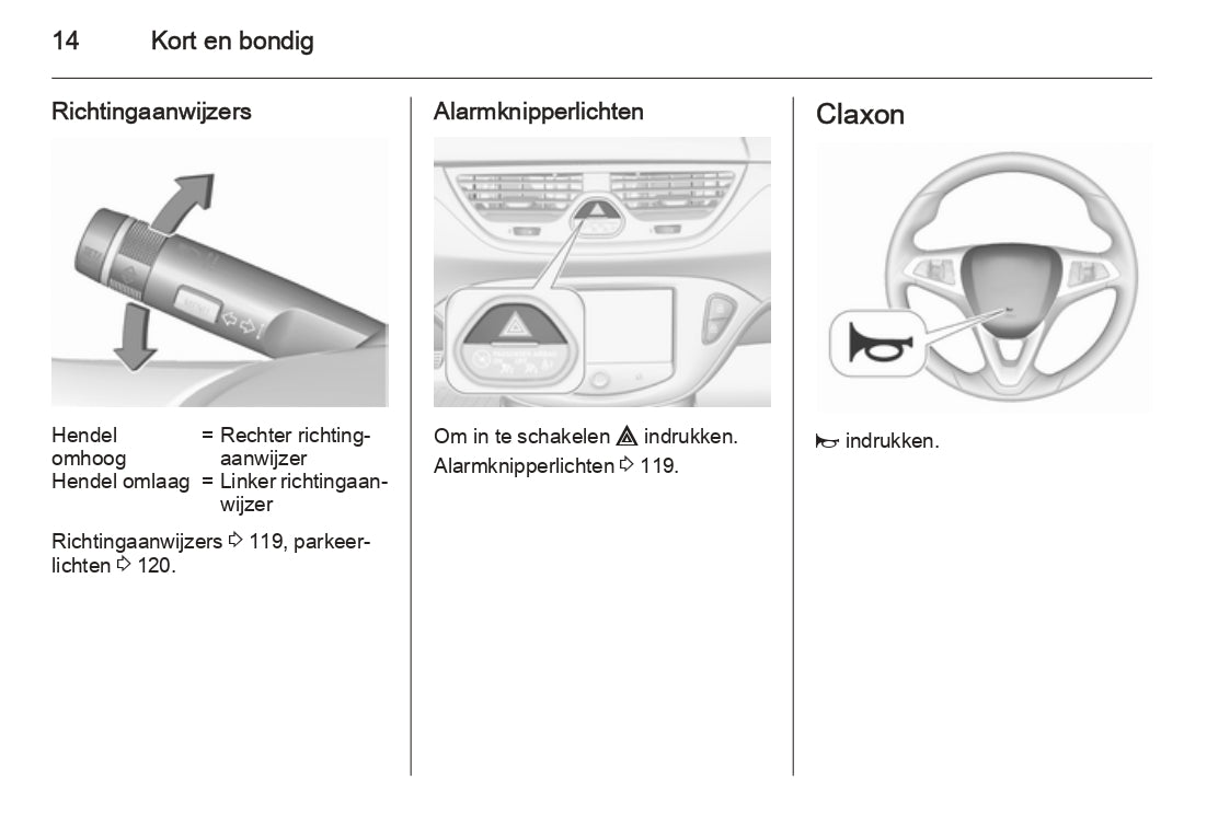 2015 Opel Corsa Bedienungsanleitung | Niederländisch