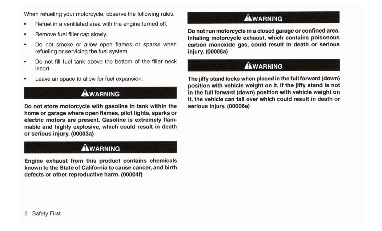 2016 Harley-Davidson FXSE Owner's Manual | English