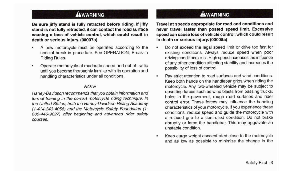 2016 Harley-Davidson FXSE Owner's Manual | English