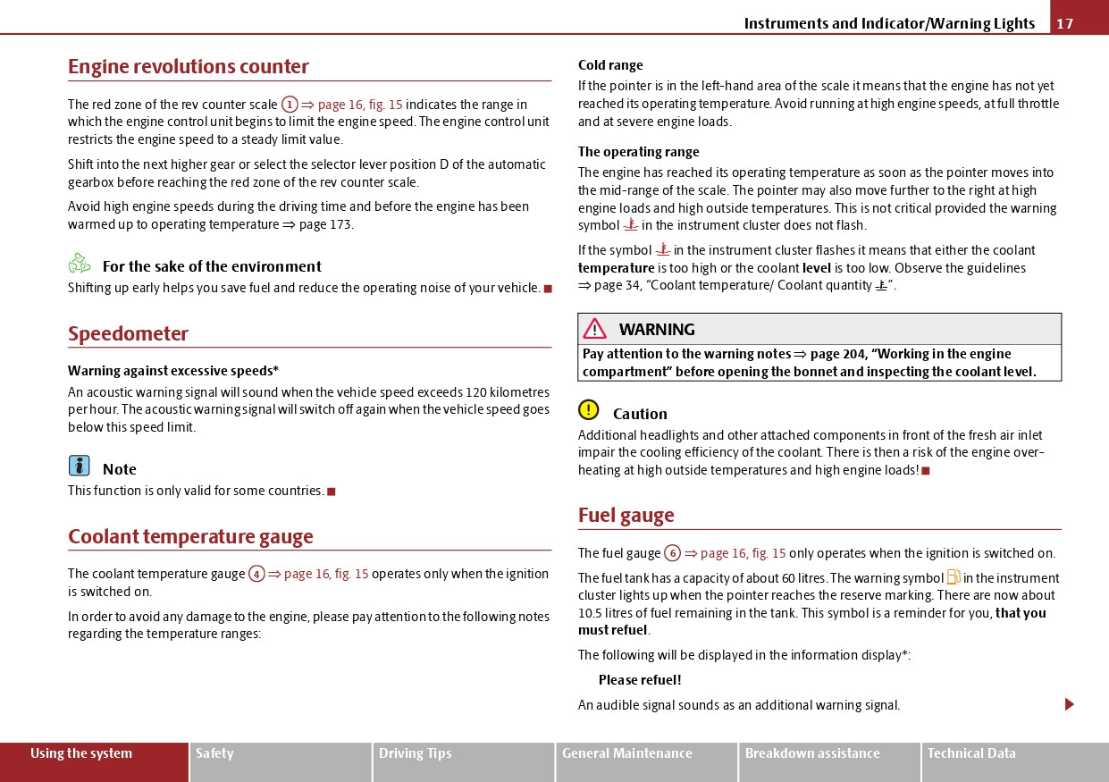 2013-2014 Skoda Yeti Owner's Manual | English