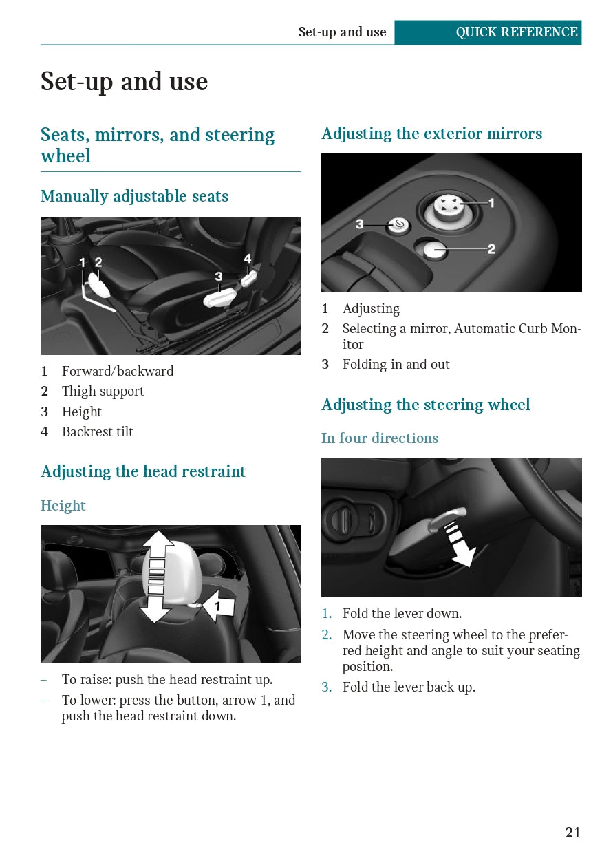 2018 Mini Mini Hardtop 2 Door/Mini Hardtop 4 Door Owner's Manual | English