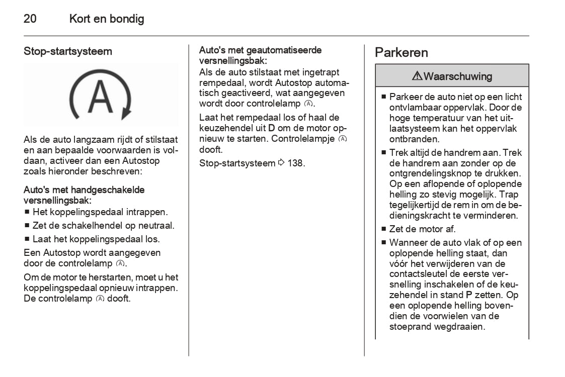 2015 Opel Corsa Bedienungsanleitung | Niederländisch