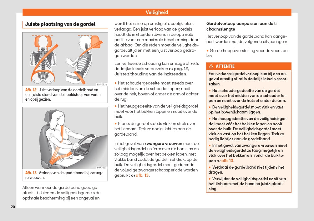 2020 Seat Ateca Owner's Manual | Dutch