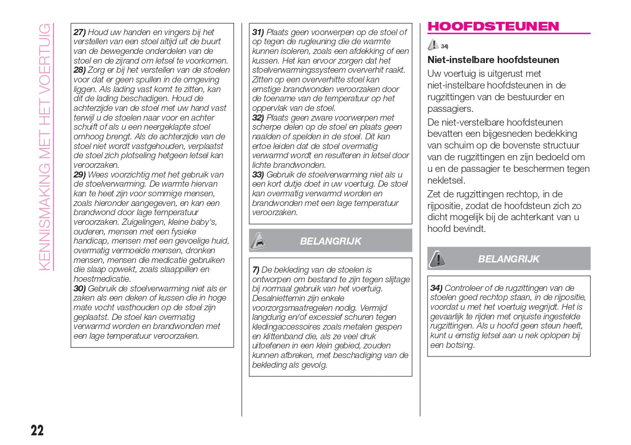 2018-2023 Abarth 124 Spider Owner's Manual | Dutch