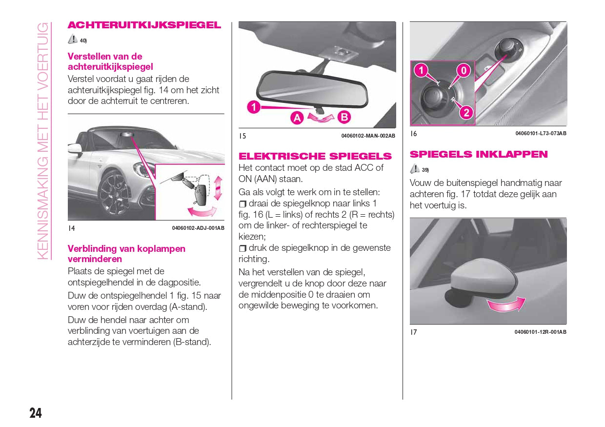 2018-2023 Abarth 124 Spider Owner's Manual | Dutch