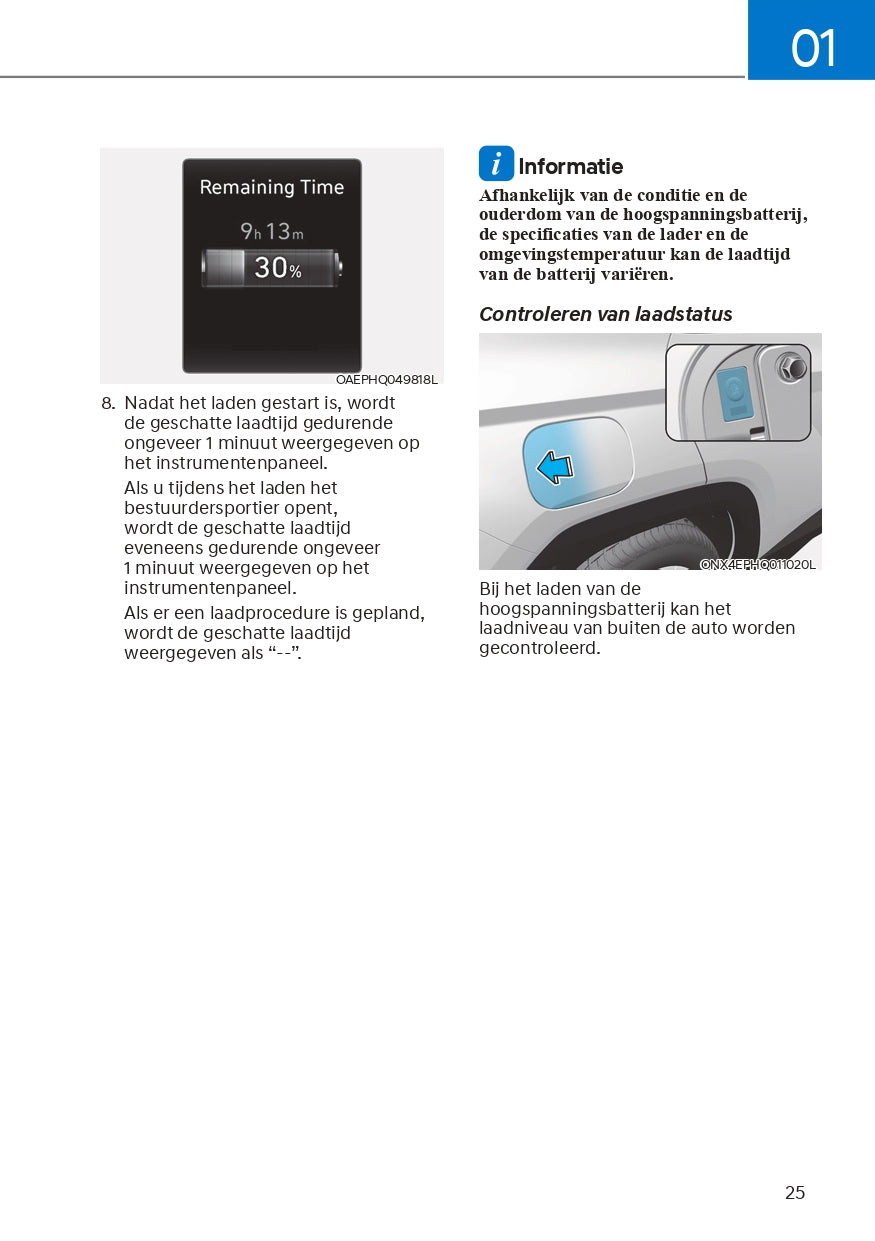 2022 Hyundai Tucson Hybrid/Plug-in Hybrid Bedienungsanleitung | Niederländisch